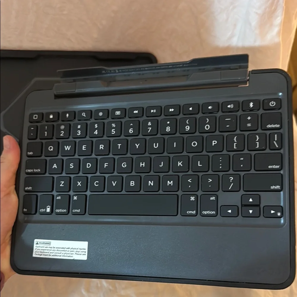Zagg Durable Black Tablet Keyboard Case